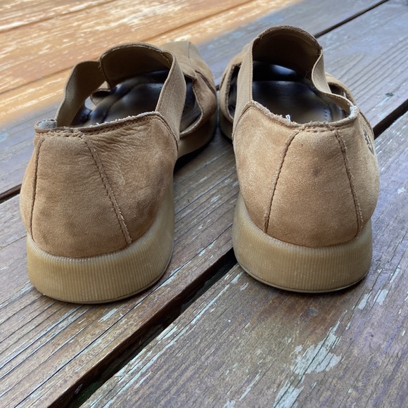 Vintage Earth Shoe Brown Suede Leather Sandal - Picture 3 of 8